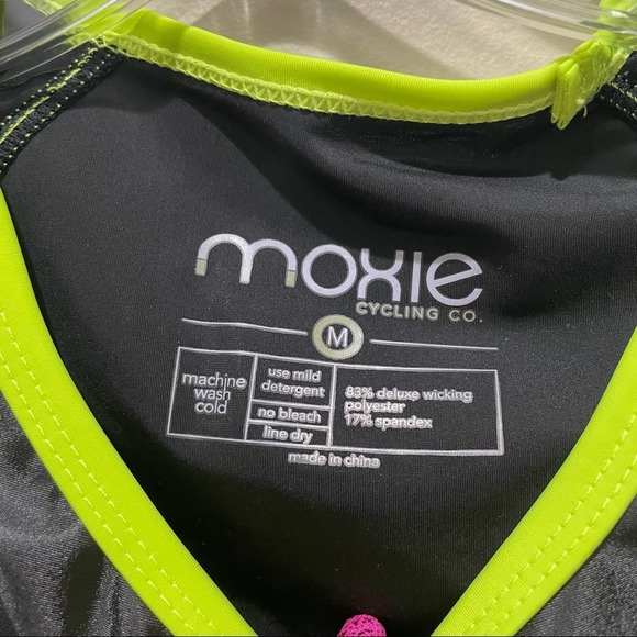 Moxie High Vis Lumenex Tee Black Neon Yellow Size Medium - Picture 9 of 9